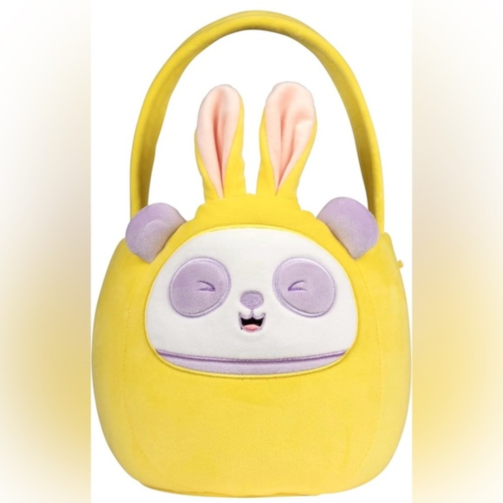 Squishmallows 12” Penny the Panda Easter Bunny Basket